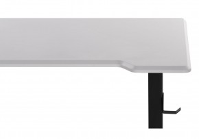 Компьютерный стол Маркос с механизмом подъема 120х75х75 белая шагрень / черный в Нижневартовске - niznevartovsk.ok-mebel.com | фото 8