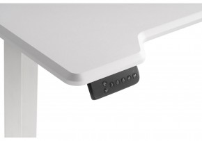 Компьютерный стол Маркос с механизмом подъема 120х75х75 белый / шагрень белая в Нижневартовске - niznevartovsk.ok-mebel.com | фото 7