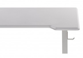 Компьютерный стол Маркос с механизмом подъема 120х75х75 белый / шагрень белая в Нижневартовске - niznevartovsk.ok-mebel.com | фото 8