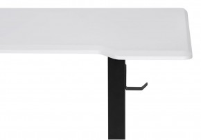 Компьютерный стол Маркос с механизмом подъема 140х80х75 белая шагрень / черный в Нижневартовске - niznevartovsk.ok-mebel.com | фото 6