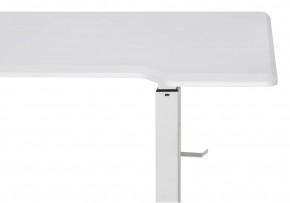 Компьютерный стол Маркос с механизмом подъема 140х80х75 белый / шагрень белая в Нижневартовске - niznevartovsk.ok-mebel.com | фото 8