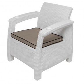 Комплект на балкон Yalta Balcony Set (Ялта) белый в Нижневартовске - niznevartovsk.ok-mebel.com | фото 6