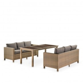 Комплект плетеной мебели T365/S65B-W65 Light Brown в Нижневартовске - niznevartovsk.ok-mebel.com | фото