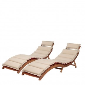 Комплект шезлонги и столик AFM-803A-T133 Beige (2+1) в Нижневартовске - niznevartovsk.ok-mebel.com | фото 2