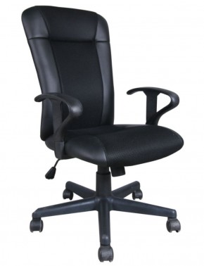 Кресло BRABIX "Optima MG-370" (экокожа/ткань, черное) 531580 в Нижневартовске - niznevartovsk.ok-mebel.com | фото