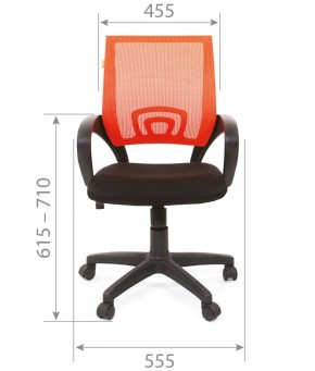 Кресло для оператора CHAIRMAN 696 black (ткань TW-11/сетка TW-04) в Нижневартовске - niznevartovsk.ok-mebel.com | фото 4