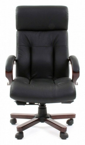 Кресло для руководителя Chairman 421 черный/орех темный, черный в Нижневартовске - niznevartovsk.ok-mebel.com | фото 2