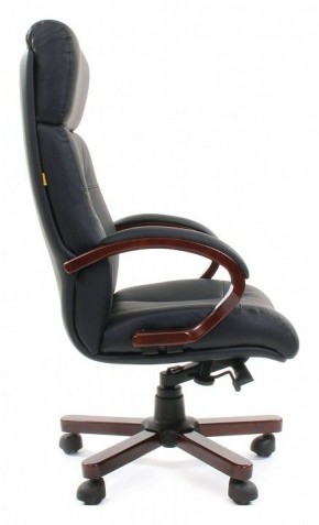 Кресло для руководителя Chairman 421 черный/орех темный, черный в Нижневартовске - niznevartovsk.ok-mebel.com | фото 3