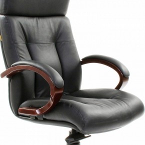 Кресло для руководителя Chairman 421 черный/орех темный, черный в Нижневартовске - niznevartovsk.ok-mebel.com | фото 6