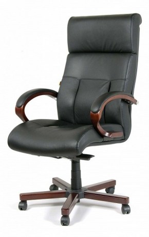 Кресло для руководителя Chairman 421 черный/орех темный, черный в Нижневартовске - niznevartovsk.ok-mebel.com | фото 7