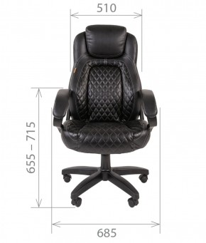Кресло для руководителя  CHAIRMAN 432 (Экокожа черная) в Нижневартовске - niznevartovsk.ok-mebel.com | фото 4