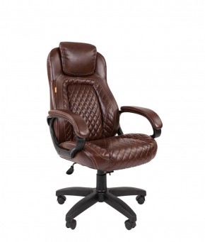 Кресло для руководителя  CHAIRMAN 432 (Экокожа коричневая) в Нижневартовске - niznevartovsk.ok-mebel.com | фото