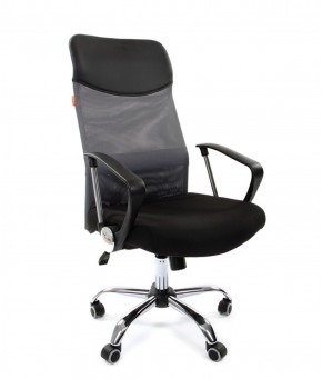 Кресло для руководителя CHAIRMAN 610 N(15-21 черный/сетка серый) в Нижневартовске - niznevartovsk.ok-mebel.com | фото