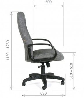 Кресло для руководителя  CHAIRMAN 685 СТ (ткань стандарт 10-356 черная) в Нижневартовске - niznevartovsk.ok-mebel.com | фото 6