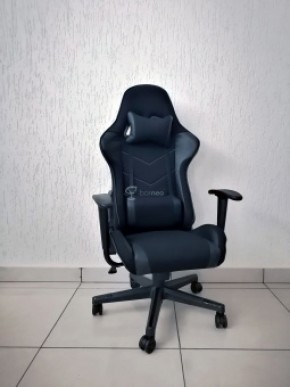 Кресло геймерское Barneo K-50 (черная сетка черные вставки) в Нижневартовске - niznevartovsk.ok-mebel.com | фото