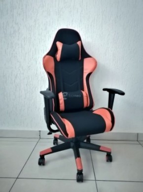 Кресло геймерское Barneo K-50 (черная сетка оранжевые вставки) в Нижневартовске - niznevartovsk.ok-mebel.com | фото