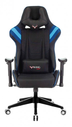 Кресло игровое Бюрократ VIKING 4 AERO BLUE черный/синий в Нижневартовске - niznevartovsk.ok-mebel.com | фото 3