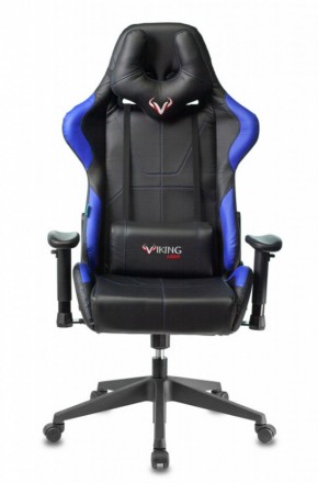 Кресло игровое Бюрократ VIKING 5 AERO BLUE черный/синий в Нижневартовске - niznevartovsk.ok-mebel.com | фото 3