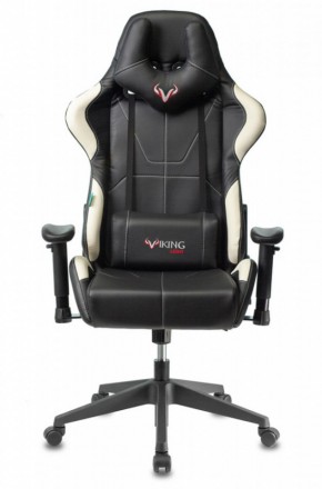 Кресло игровое Бюрократ VIKING 5 AERO WHITE черный/белый в Нижневартовске - niznevartovsk.ok-mebel.com | фото 3