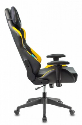 Кресло игровое Бюрократ VIKING 5 AERO YELLOW черный/желтый в Нижневартовске - niznevartovsk.ok-mebel.com | фото 2