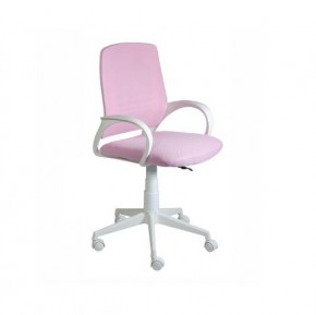 Кресло Ирис White сетка/ткань розовая в Нижневартовске - niznevartovsk.ok-mebel.com | фото