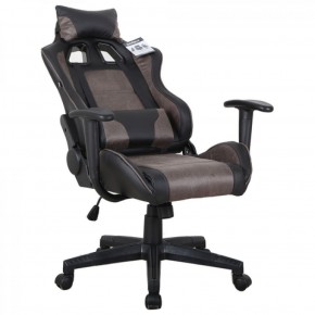 Кресло компьютерное BRABIX "GT Racer GM-100" (черное/коричневое) 531819 в Нижневартовске - niznevartovsk.ok-mebel.com | фото 4
