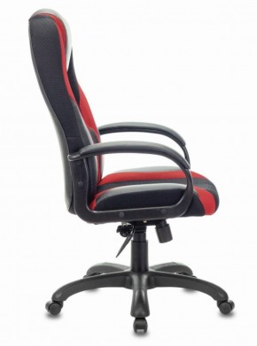 Кресло компьютерное BRABIX PREMIUM "Rapid GM-102" (экокожа/ткань, черное/красное) 532107 в Нижневартовске - niznevartovsk.ok-mebel.com | фото 3