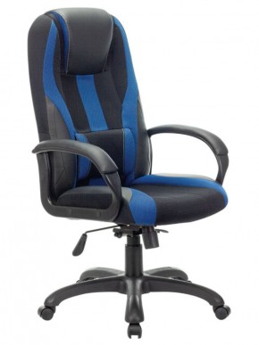Кресло компьютерное BRABIX PREMIUM "Rapid GM-102" (экокожа/ткань, черное/синее) 532106 в Нижневартовске - niznevartovsk.ok-mebel.com | фото 1
