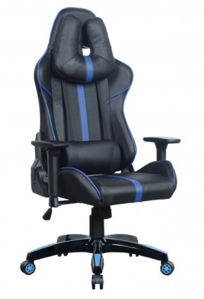 Кресло компьютерное BRABIX "GT Carbon GM-120" (черное/синее) 531930 в Нижневартовске - niznevartovsk.ok-mebel.com | фото