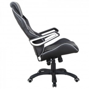 Кресло компьютерное BRABIX Techno Pro GM-003 (экокожа черное/серое, вставки серые) 531814 в Нижневартовске - niznevartovsk.ok-mebel.com | фото 6