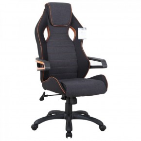 Кресло компьютерное BRABIX Techno Pro GM-003 (ткань черное/серое, вставки оранжевые) 531813 в Нижневартовске - niznevartovsk.ok-mebel.com | фото