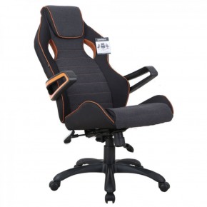 Кресло компьютерное BRABIX Techno Pro GM-003 (ткань черное/серое, вставки оранжевые) 531813 в Нижневартовске - niznevartovsk.ok-mebel.com | фото 8
