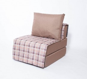 Кресло-кровать бескаркасное Харви (коричневый-квадро беж) в Нижневартовске - niznevartovsk.ok-mebel.com | фото 1