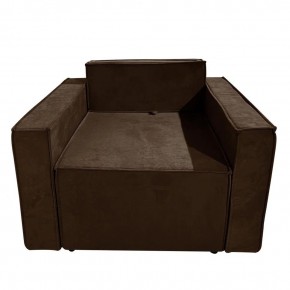 Кресло-кровать Принц КК1-ВК (велюр коричневый) в Нижневартовске - niznevartovsk.ok-mebel.com | фото 1