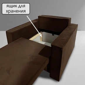 Кресло-кровать Принц КК1-ВК (велюр коричневый) в Нижневартовске - niznevartovsk.ok-mebel.com | фото 6