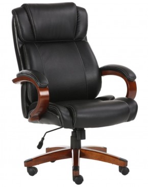 Кресло офисное BRABIX PREMIUM "Magnum EX-701" (дерево, рециклированная кожа, черное) 531827 в Нижневартовске - niznevartovsk.ok-mebel.com | фото 1
