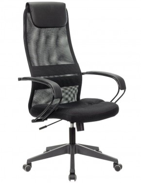 Кресло офисное BRABIX PREMIUM "Stalker EX-608 PL" (ткань-сетка/кожзам, черное) 532090 в Нижневартовске - niznevartovsk.ok-mebel.com | фото