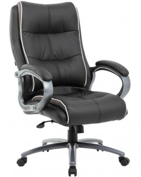Кресло офисное BRABIX PREMIUM "Strong HD-009" (экокожа черная, ткань серая) 531945 в Нижневартовске - niznevartovsk.ok-mebel.com | фото