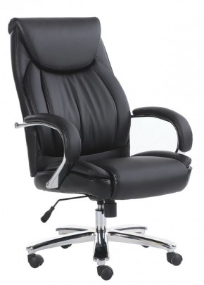 Кресло офисное BRABIX "Advance EX-575" (хром/экокожа/черное) 531825 в Нижневартовске - niznevartovsk.ok-mebel.com | фото 1