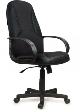 Кресло офисное BRABIX "City EX-512" (кожзам черный, ткань черная) 531407 в Нижневартовске - niznevartovsk.ok-mebel.com | фото