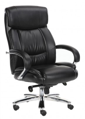 Кресло офисное BRABIX "Direct EX-580" (хром/рециклированная кожа/черное) 531824 в Нижневартовске - niznevartovsk.ok-mebel.com | фото