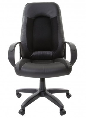Кресло офисное BRABIX "Strike EX-525" (экокожа черная, ткань черная) 531381 в Нижневартовске - niznevartovsk.ok-mebel.com | фото 5