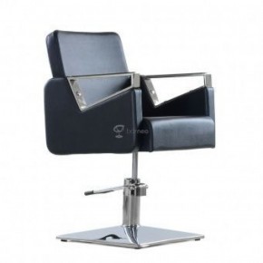 Кресло парикмахерское Barneo 6300V5 черное в Нижневартовске - niznevartovsk.ok-mebel.com | фото