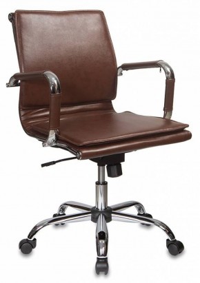 Кресло руководителя Бюрократ CH-993-LOW/BROWN коричневый в Нижневартовске - niznevartovsk.ok-mebel.com | фото