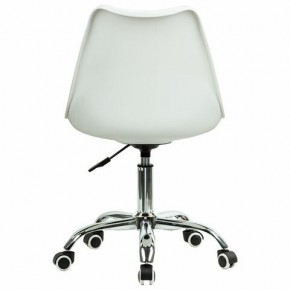 Кресло стул BRABIX "Eames MG-310 CH", хром, пластик белый, ткань серая, 532924 в Нижневартовске - niznevartovsk.ok-mebel.com | фото 4