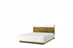 Кровать 160 с подъемником, TORINO, цвет белый/Дуб наварра в Нижневартовске - niznevartovsk.ok-mebel.com | фото 1