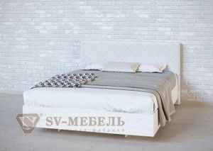 Кровать 1400 двойная №1 изголовье Ромб в Нижневартовске - niznevartovsk.ok-mebel.com | фото 1