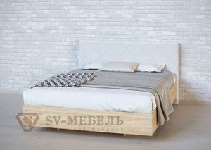 Кровать 1400 двойная №1 изголовье Ромб в Нижневартовске - niznevartovsk.ok-mebel.com | фото 5