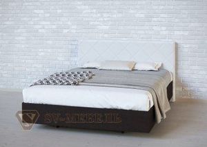 Кровать 1400 двойная №1 изголовье Ромб в Нижневартовске - niznevartovsk.ok-mebel.com | фото 3