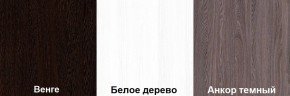 Кровать-чердак Пионер 1 (800*1900) Ирис/Белое дерево, Анкор темный, Венге в Нижневартовске - niznevartovsk.ok-mebel.com | фото 2